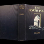 1910 Arctic Voyages 1st ed North Pole by Robert Peary | w/ MAP & Teddy Roosevelt