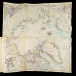 1910 Arctic Voyages 1st ed North Pole by Robert Peary | w/ MAP & Teddy Roosevelt