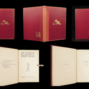 1927 Winnie the Pooh 1ed MILNE Now We Are Six Children’s Classic Shepard ART