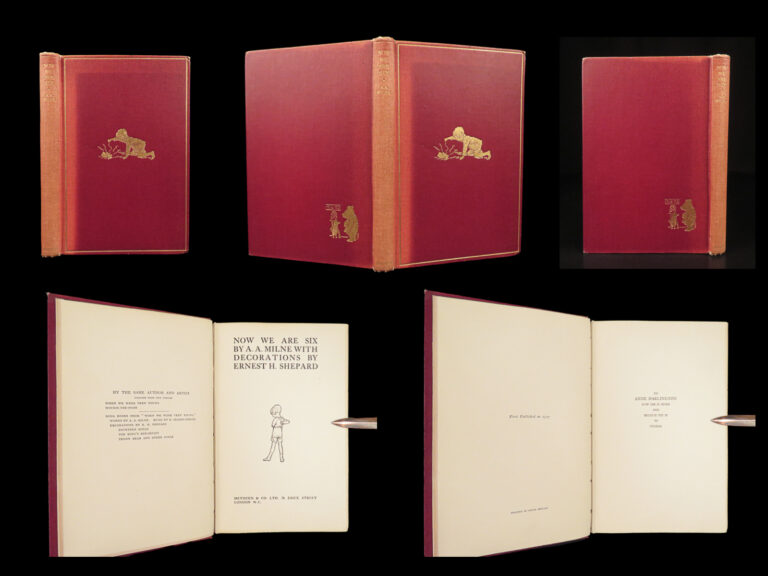 Image of 1927 Winnie the Pooh 1ed MILNE Now We Are Six Children’s Classic Shepard ART