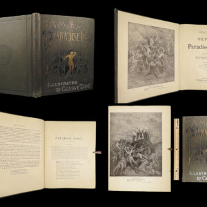 1890 John Milton Paradise Lost Gustave Dore Gallery Illustrated FOLIO Literature