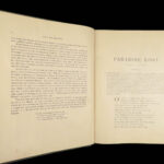 1890 John Milton Paradise Lost Gustave Dore Gallery Illustrated FOLIO Literature