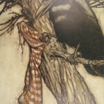 1910 Peter Pan in Kensington Gardens JM Barrie Arthur Rackham COLOR Illustrated