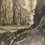 1910 Peter Pan in Kensington Gardens JM Barrie Arthur Rackham COLOR Illustrated