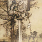 1910 Peter Pan in Kensington Gardens JM Barrie Arthur Rackham COLOR Illustrated