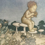 1910 Peter Pan in Kensington Gardens JM Barrie Arthur Rackham COLOR Illustrated