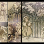 1910 Peter Pan in Kensington Gardens JM Barrie Arthur Rackham COLOR Illustrated