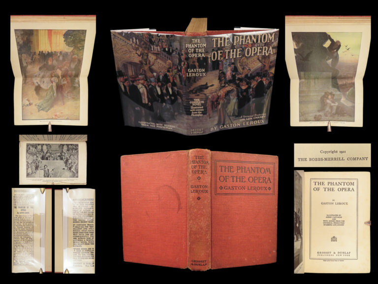 Image of 1925 Phantom of the Opera 1st ed Gaston Leroux Lon Chaney Photoplay FAMED Webber