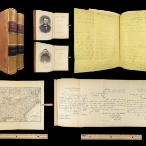 1885 Civil War 1st edition Memoirs of General Ulysses Grant | 2v Leather Set
