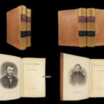 1885 Civil War 1st edition Memoirs of General Ulysses Grant | 2v Leather Set