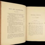 1885 Civil War 1st edition Memoirs of General Ulysses Grant | 2v Leather Set