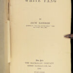1906 White Fang by Jack London 1st edition | Illustrated Native American Indians