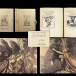 1910 SIGNED Arthur Rackham ART | Wagner Ring of Niblung 2v 1st edition Set
