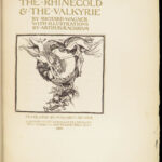 1910 SIGNED Arthur Rackham ART | Wagner Ring of Niblung 2v 1st edition Set