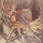 1910 SIGNED Arthur Rackham ART | Wagner Ring of Niblung 2v 1st edition Set