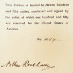 1910 SIGNED Arthur Rackham ART | Wagner Ring of Niblung 2v 1st edition Set