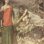 1910 SIGNED Arthur Rackham ART | Wagner Ring of Niblung 2v 1st edition Set