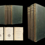 1836 FISHING 1st ed British Fish by Yarrell | Illustrated w/ 400 Woodcuts 2v SET