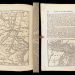 1865 History of Great Rebellion by Thomas Kettell | CIVIL WAR Portraits & Maps