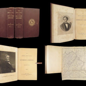 1881 Jefferson Davis 1st Rise & Fall Confederacy  Confederate Slavery Civil War