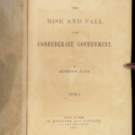 1881 Jefferson Davis 1st Rise & Fall Confederacy  Confederate Slavery Civil War