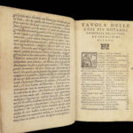 1558 Paolo Giovio Lives of Visconti & Sforza MILAN Medieval Italy Italian Plutarch