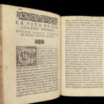 1558 Paolo Giovio Lives of Visconti & Sforza MILAN Medieval Italy Italian Plutarch