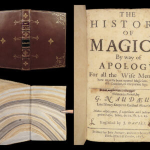 1657 MAGIC 1st ed Apologie by Naude Sorcery Alchemy Occult Demons Agrippa Bacon
