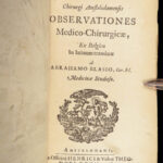1682 SURGERY 1st ed Observations of Janszoon Meekeren | Dutch Medicine Plates