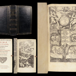 1683 Paradisus Animae by Merlo Horstius German ASCETICISM Illustrated Prayers