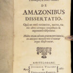 1687 De Amazonibus by Petit | Existence of Ancient Amazons from Greek Mythology