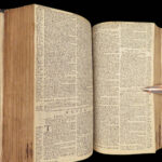1698 EXQUISITE English Holy BIBLE by Charles Bill KJV King James Fine Binding