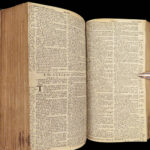 1698 EXQUISITE English Holy BIBLE by Charles Bill KJV King James Fine Binding