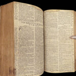 1698 EXQUISITE English Holy BIBLE by Charles Bill KJV King James Fine Binding