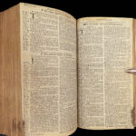 1698 EXQUISITE English Holy BIBLE by Charles Bill KJV King James Fine Binding