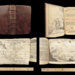 1721 Thomas Gage Voyages in MEXICO & Nicaragua | Aztec Ruins & New World MAPS