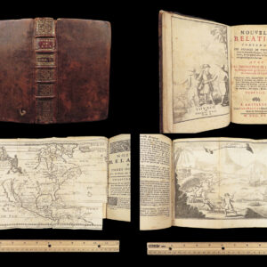 1721 Thomas Gage Voyages in MEXICO & Nicaragua | Aztec Ruins & New World MAPS