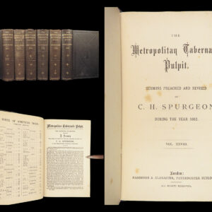 1882 Metropolitan Tabernacle Pulpit by Charles Spurgeon | Baptist Puritan Sermons 6v