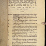 1581 Martin Luther Bible Sermons Lutheran | Black Letter ENGLISH Vautrollier