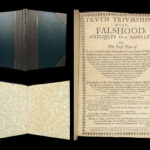 1645 William Prynne 1st edition Truth Triumphing Over Falsehood | John Goodwin
