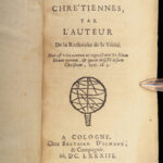 1683 Philosophy 1st ed Nicolas Malebranche Christian & Metaphysics Meditations