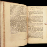 1683 Philosophy 1st ed Nicolas Malebranche Christian & Metaphysics Meditations