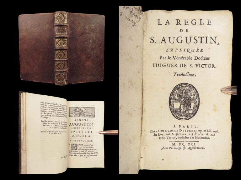 Image of 1691 Rule of Saint Augustine 1st | Monastic Dominican Preachers Varlet Grange