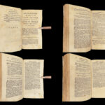 1771 Summa Theologica by Thomas Aquinas | 6v Vellum Padua edition
