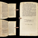 1771 Summa Theologica by Thomas Aquinas | 6v Vellum Padua edition