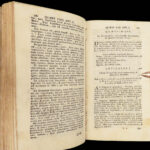 1771 Summa Theologica by Thomas Aquinas | 6v Vellum Padua edition