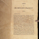 1823 Ben Franklin Autobiography Essays America Government Politics Middletown CT