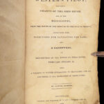 1832 The Western Pilot Ohio River & Mississippi River Navigation Voyages 43 MAPS