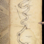 1832 The Western Pilot Ohio River & Mississippi River Navigation Voyages 43 MAPS