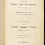 1851 Anatomy of Gravid Obstetrics OBGYN Medicine Atlas ENORMOUS FOLIO Hunter